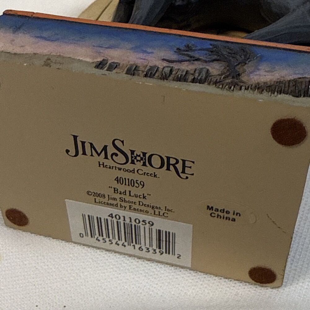 Jim Shore Bad Luck Black Cat Full Moon Halloween Figure 4011059 Heartwood Creek - Picture 6 of 8